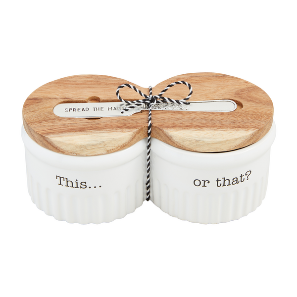 Circa Double Tidbit With Lid