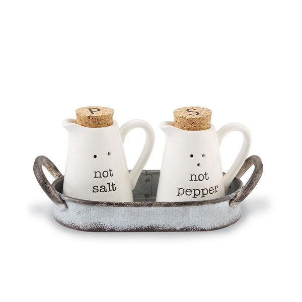 Pitcher Salt & Pepper Shakers