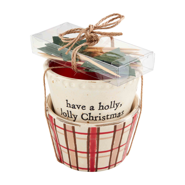 Fa La La & Holly Jolly Tidbit Bowl Set