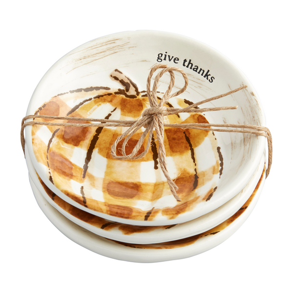 Buffalo Check Dipping Dish Set