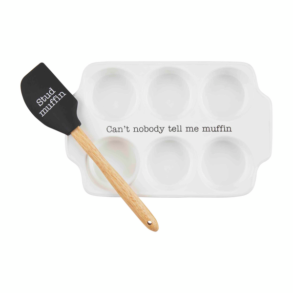 Muffin Tray And Spatula Set