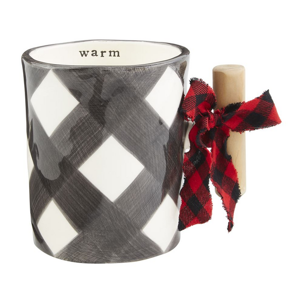 Buffalo Plaid Oversized Mug