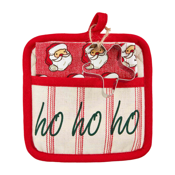 Ho Ho Ho Pot Holder Set
