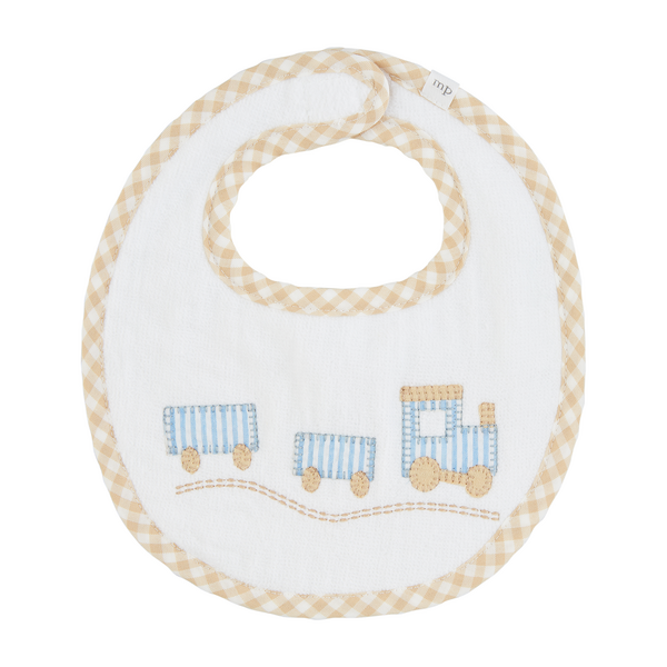 Car Applique & Train Applique Terry Bib