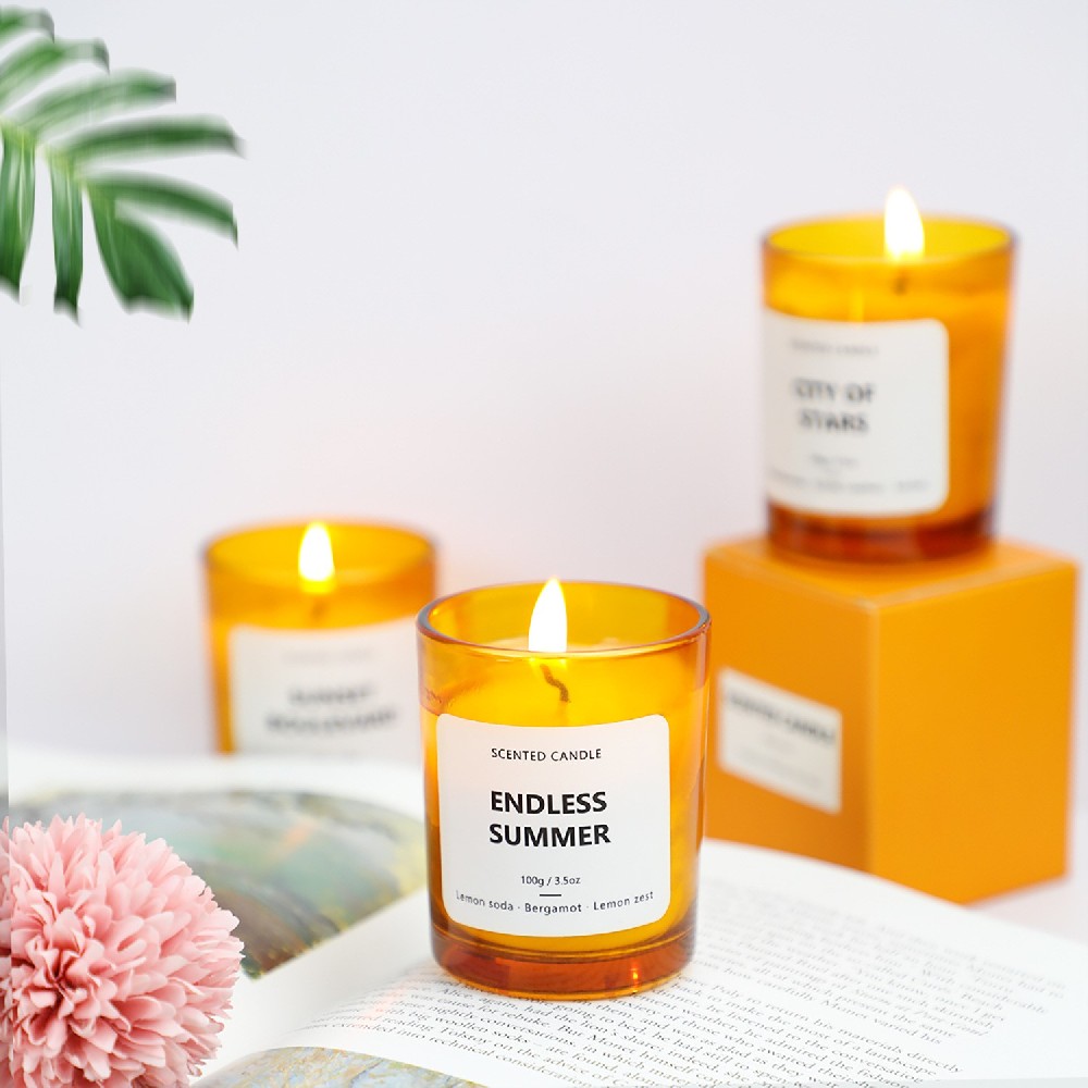 glass jar candle